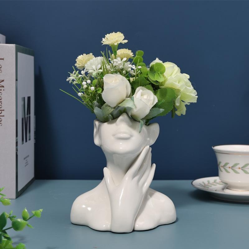 Human Body Ceramic Vase