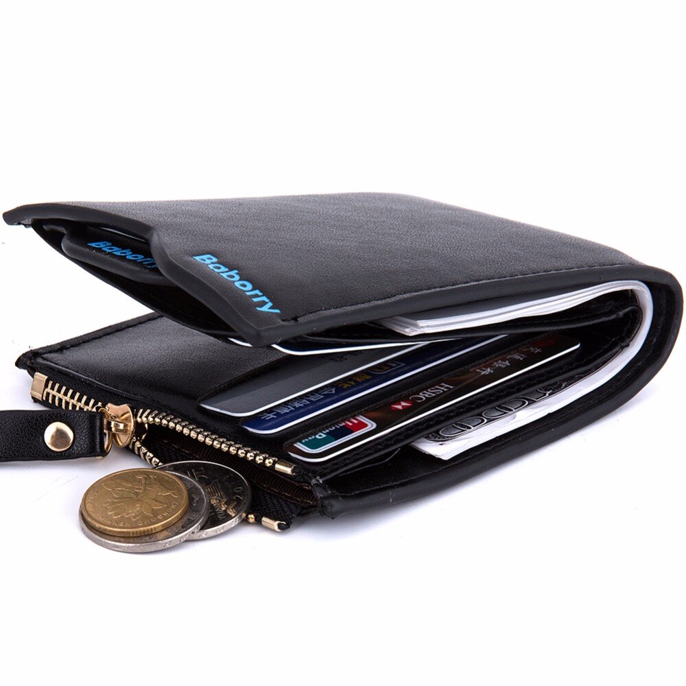 mens wallet male money purses Soft Card Case