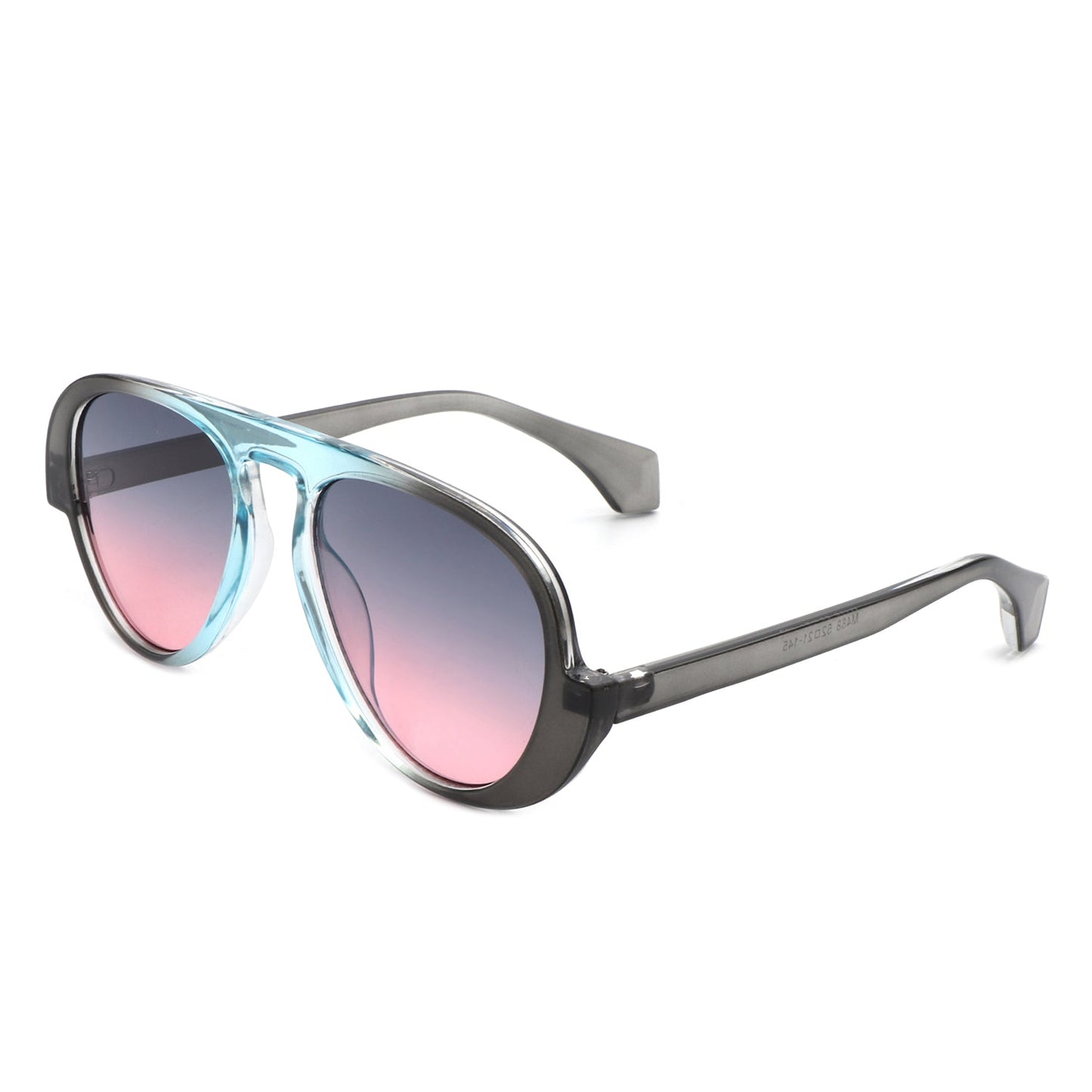 Twinklez - Futuristic Chunky Aviator Fashion Sunglasses