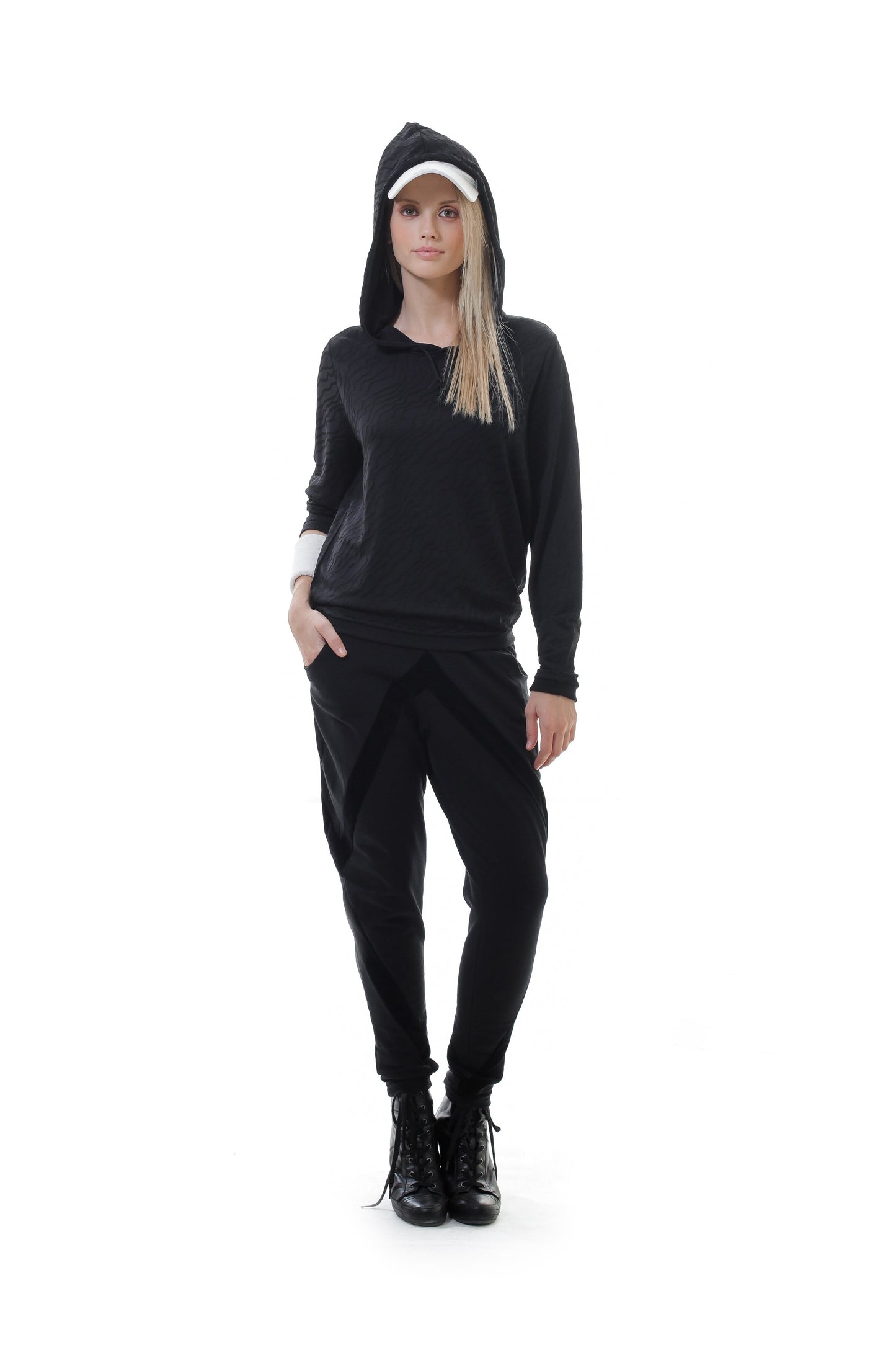 Hooded Long Sleeve Top