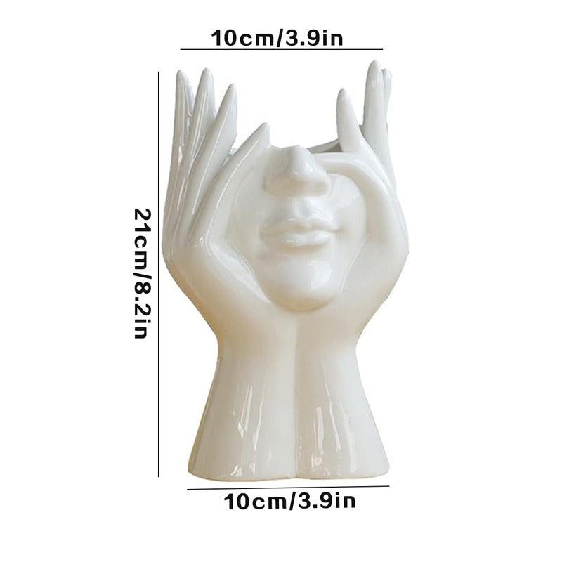 Human Body Ceramic Vase