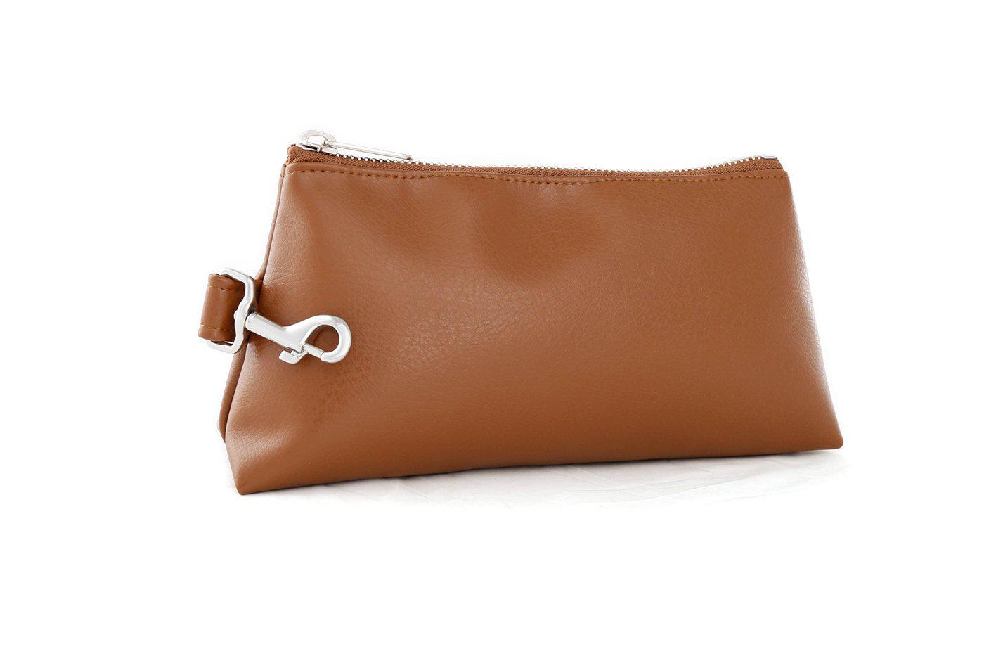 Saddle Brown Vegan Leather Bag