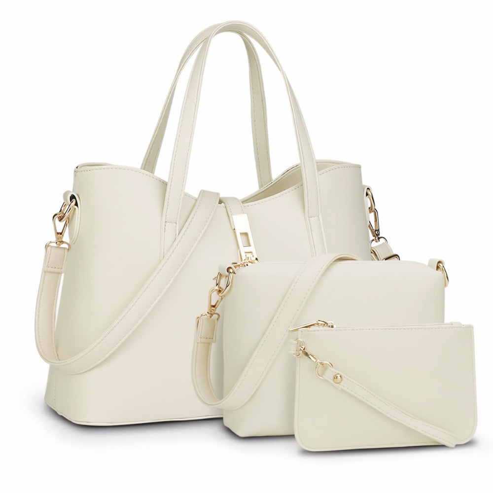 Women Bag Set PU Leather Composite Bag