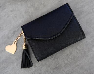 Leather Wallets Women Long Tassel