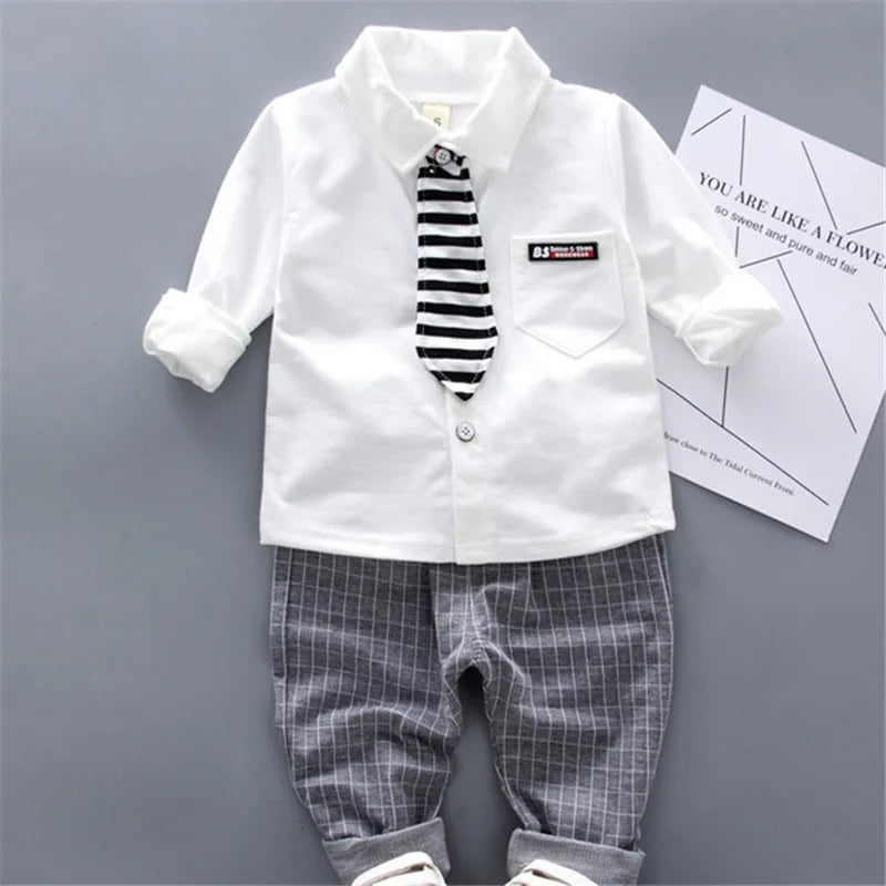 two-piece set  boys  baby shirt  children's clothing