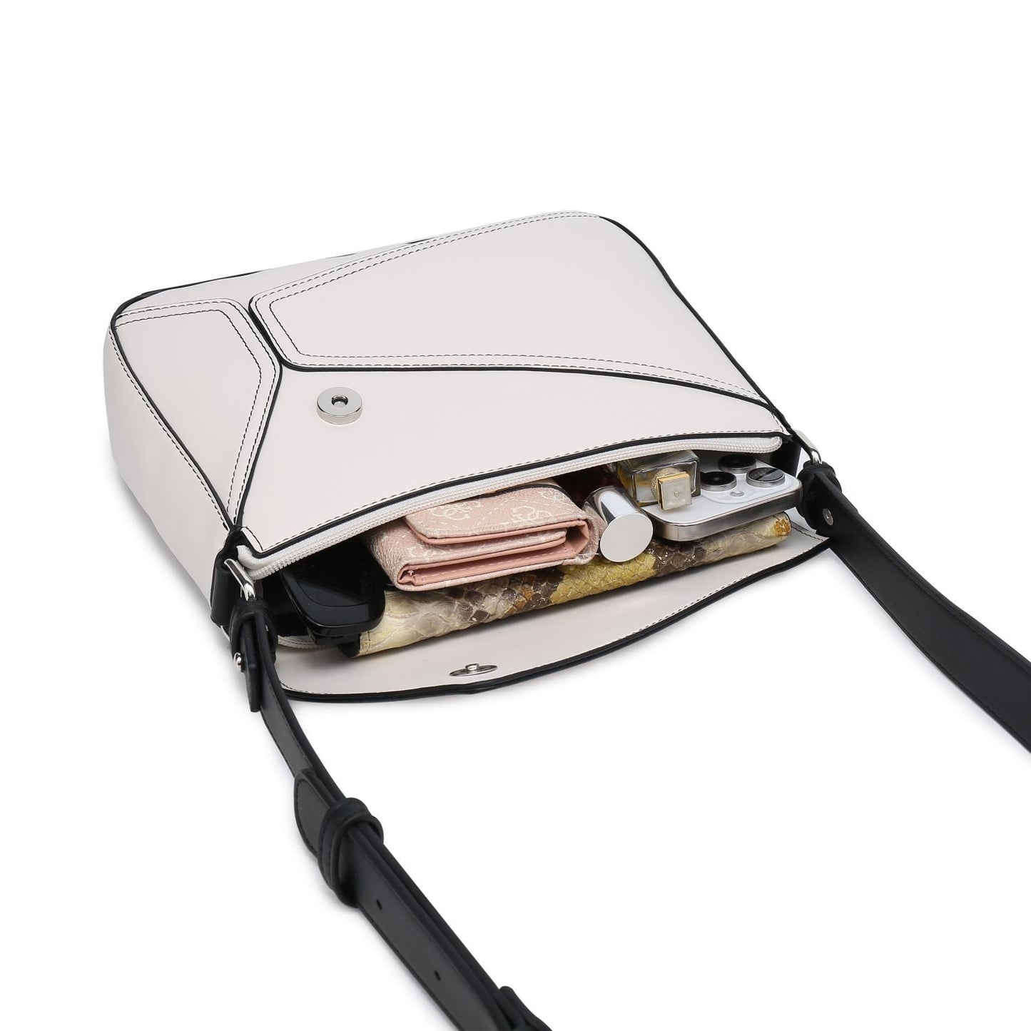 Small Women's Crossbody Bag With Square Purse