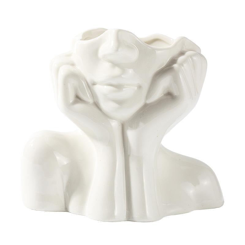 Human Body Ceramic Vase