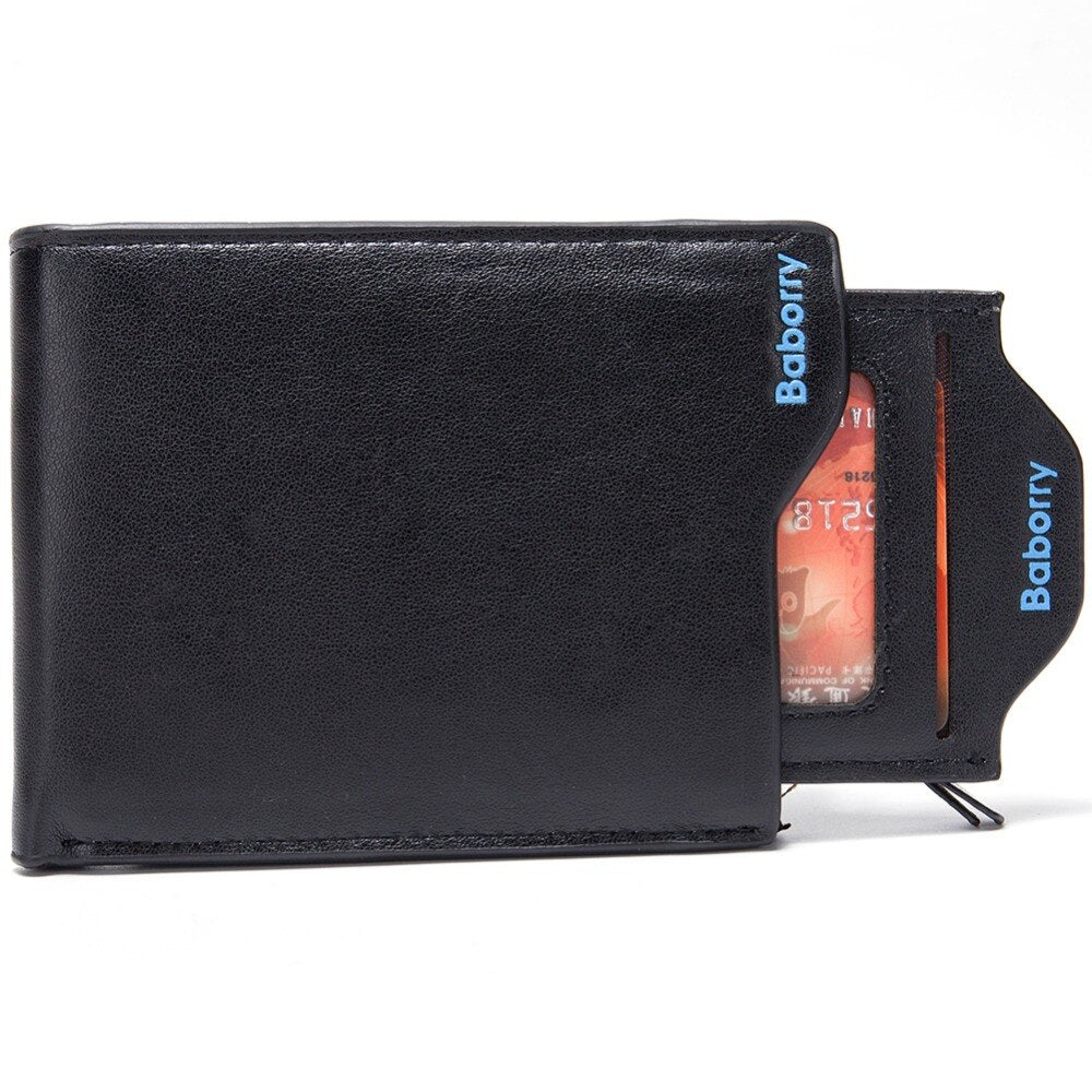 mens wallet male money purses Soft Card Case