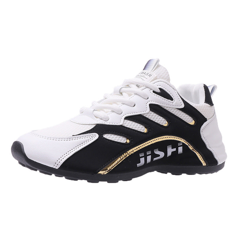 Fashionable men's leather lace up casual shoes