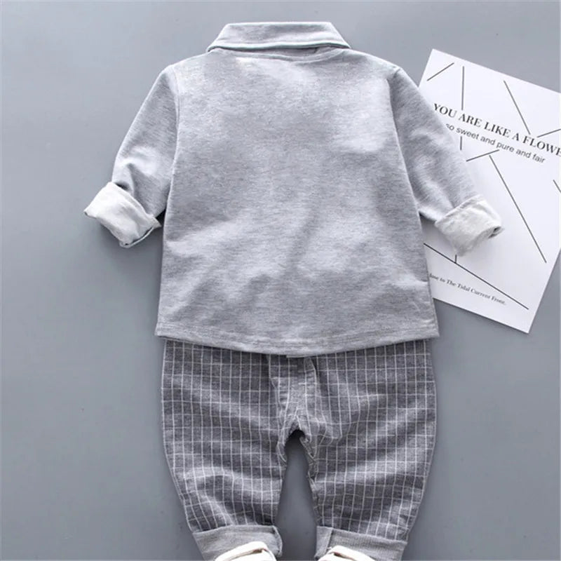 two-piece set  boys  baby shirt  children's clothing