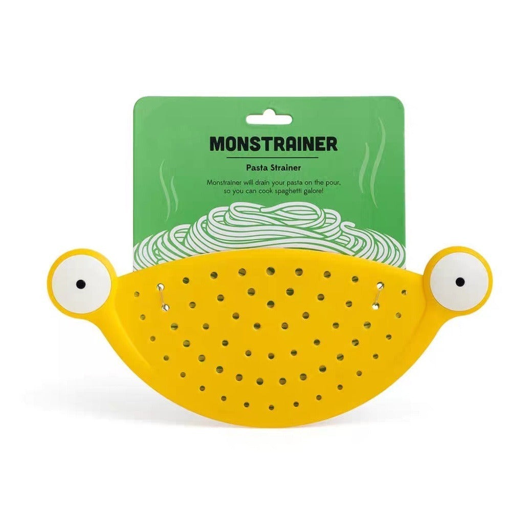 Monster heat-resistant water filter with large eyes  drainage pasta screen