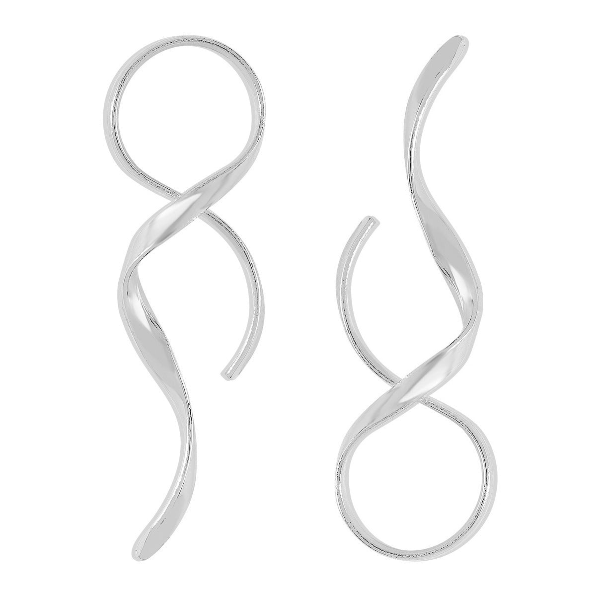 Surround earrings, minimalist personality, asymmetrical geometry