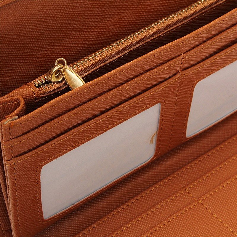 Hollow Out Pattern Retro Wallet Female Purse PU Leather