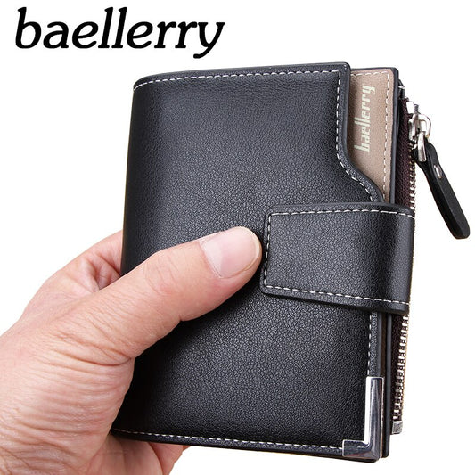 Wallet Baellerry brand Short men Wallets PU Leather