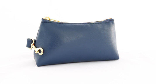 True Navy Vegan Leather Bag