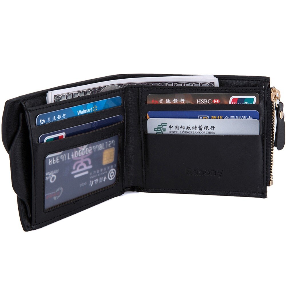 mens wallet male money purses Soft Card Case