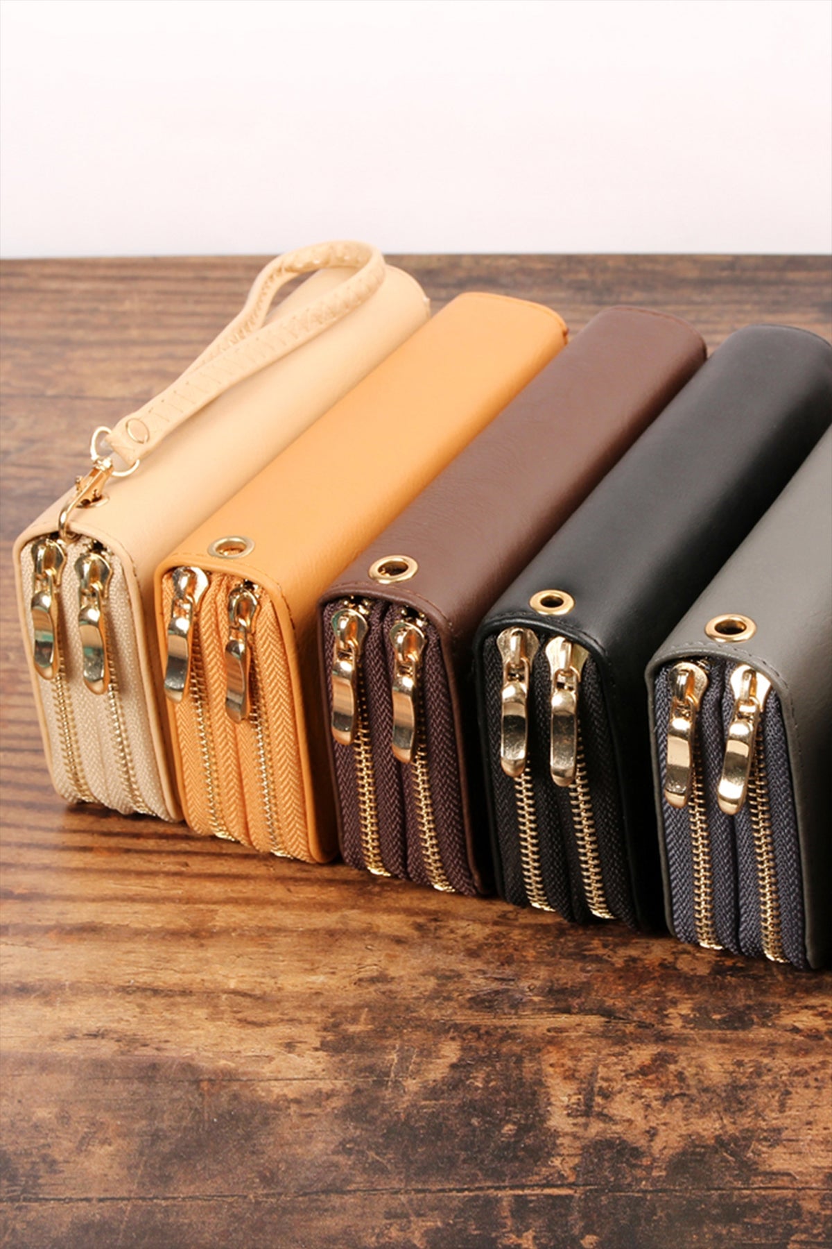 Double Zip Around Wallet