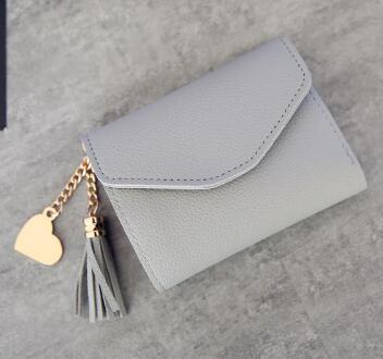 Leather Wallets Women Long Tassel