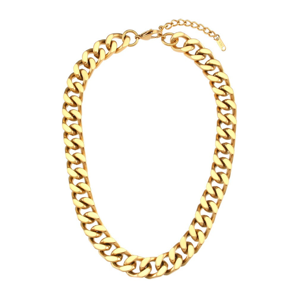 Necklace Women's Cuban Chain Necklace Ornament