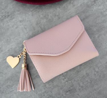 Leather Wallets Women Long Tassel