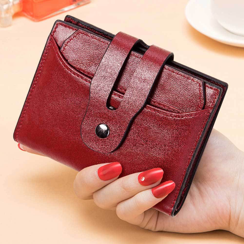 Women Wallets Leather Multifunctional Bags Leather Women's Multi-Card