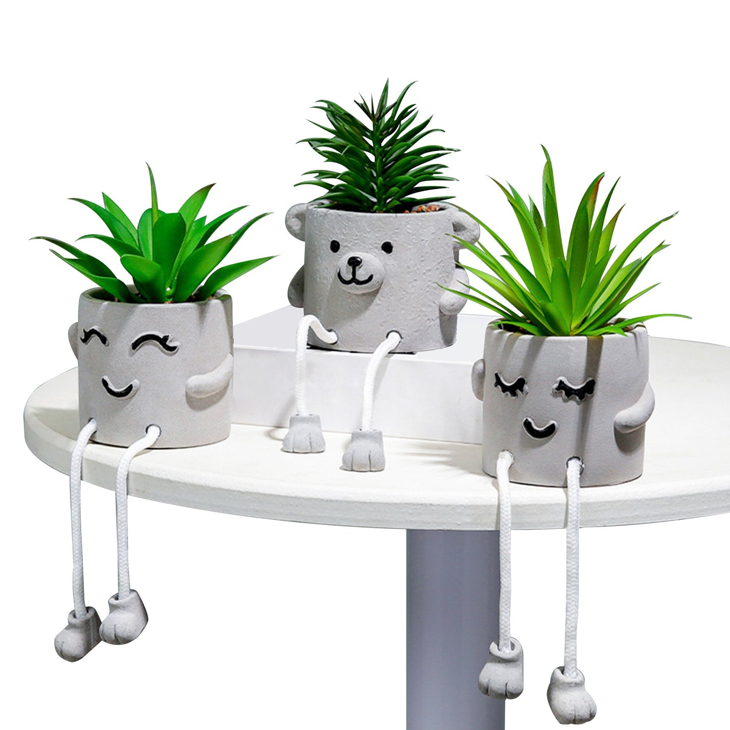 Orins style  small potted plant creative office desktop