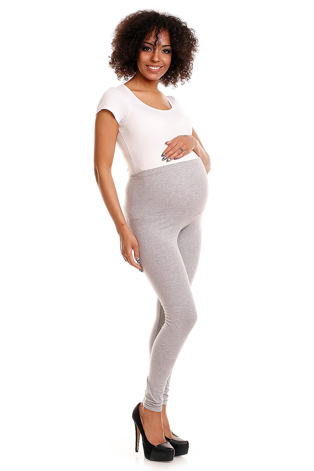 Maternity Leggings Model 84438 PeeKaBoo