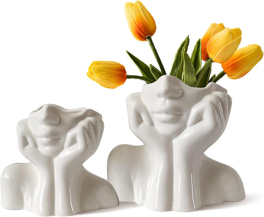 Human Body Ceramic Vase