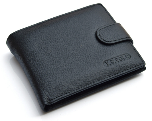 X.D.BOLO Wallet Men Leather Genuine Cow Leather