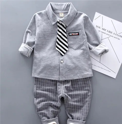 two-piece set  boys  baby shirt  children's clothing