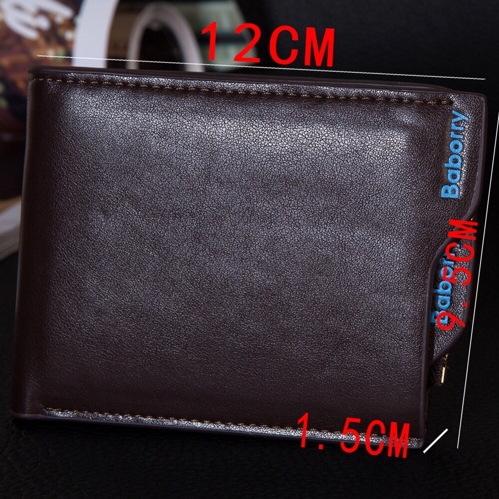 mens wallet male money purses Soft Card Case