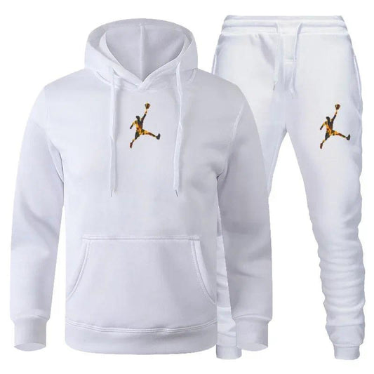 New sports men's hoodie set sports hoodie