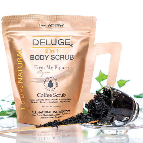 The Coffee Experience: Anti-Cellulite Massage Oil+ Body Scrub-Coffee+ Body Butter