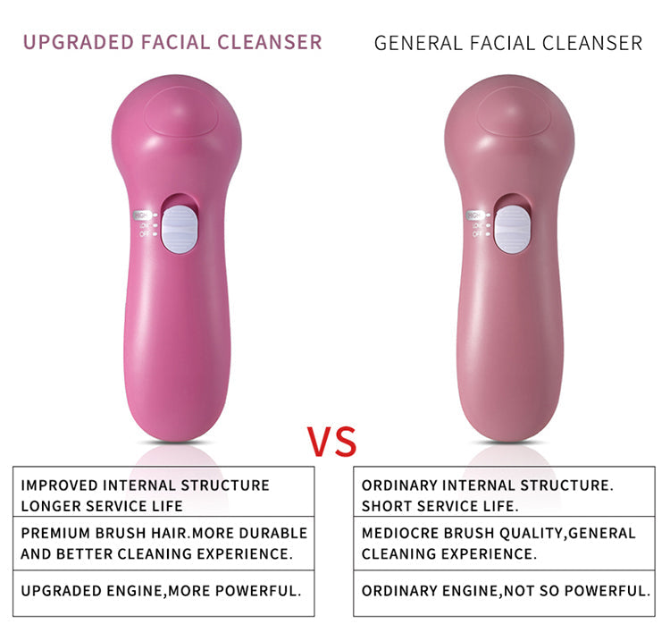 3-In-1 Electric Facial Cleansing Brush