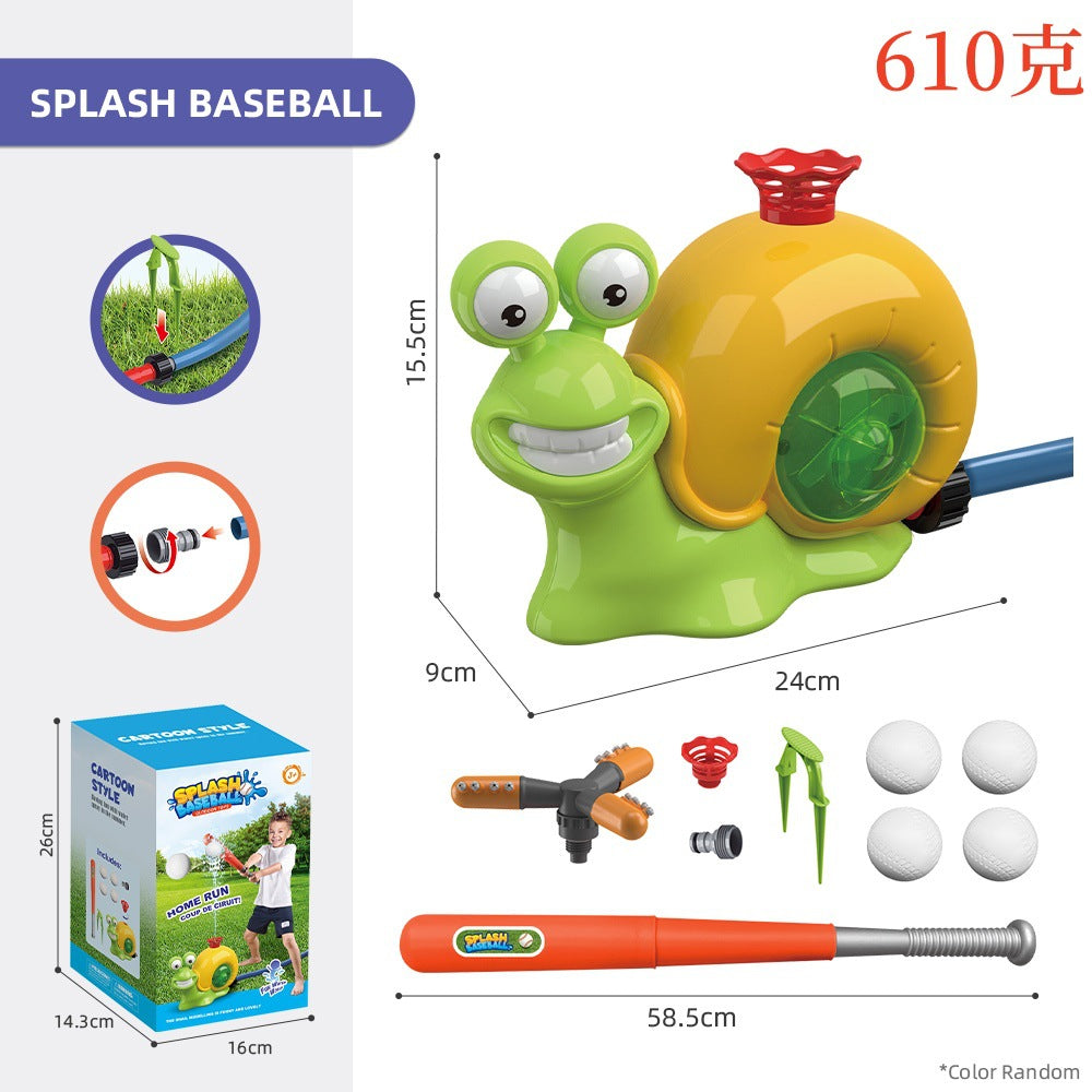 Snail Water Sprinkler  Water Sprinkler Baseball Toy