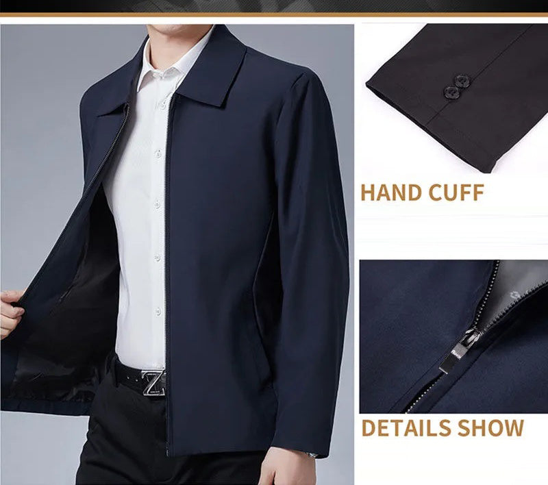 Men's outerwearspring autumn lapel jacket