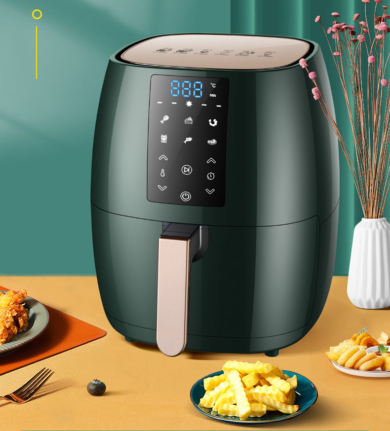 Household Appliances Smart Touch Automatic Power Off Touch Large Capacity Air Fryer Visual Air Fryer 5.5L