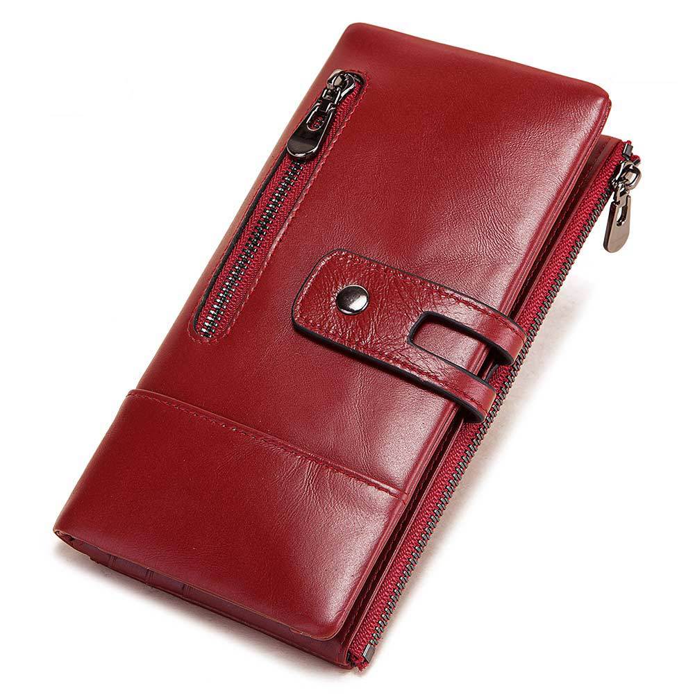 Ladies Wallets Leather Casual Long Phone Bags