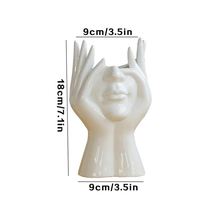 Human Body Ceramic Vase