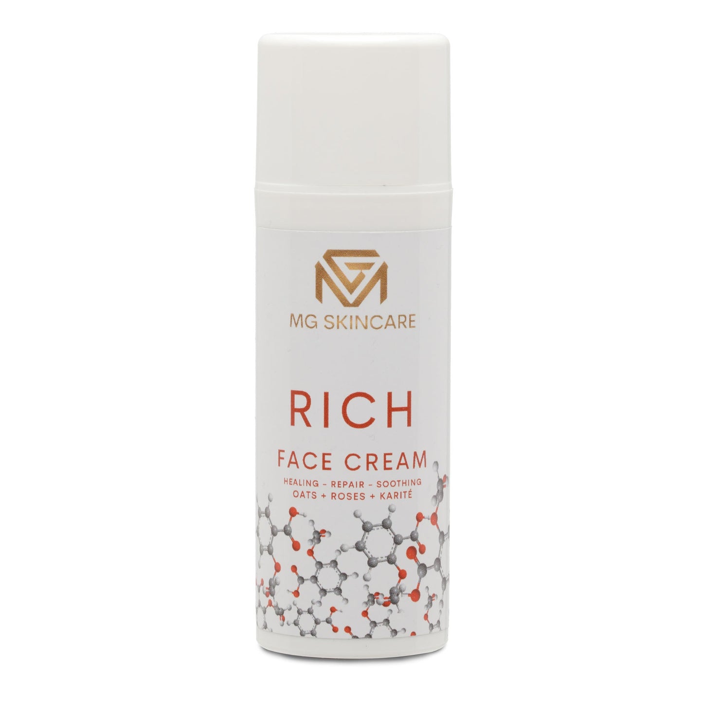 Rich Face Cream With B3 - Niacinamide - Avena Oil & Healing Oils