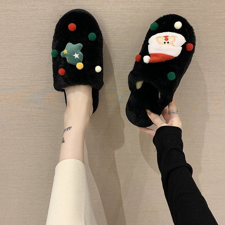 Santa Claus Slippers Women's