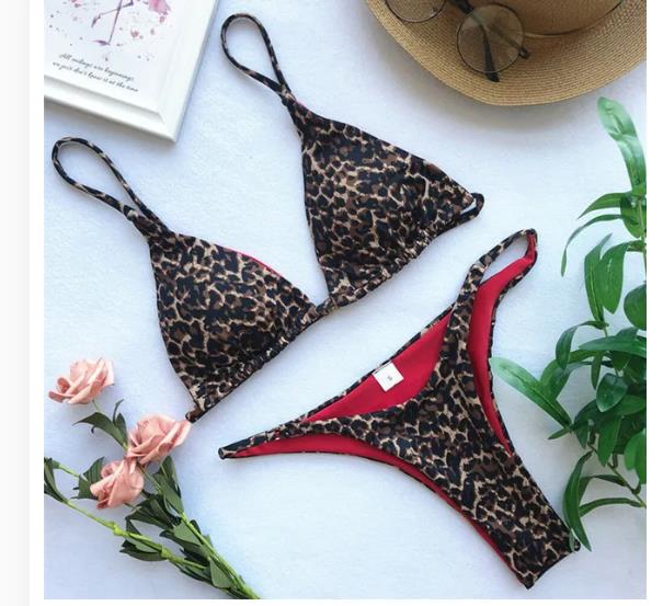 WOLFF | Luxus Sommer Bikini Set Sexy Tier Leopard