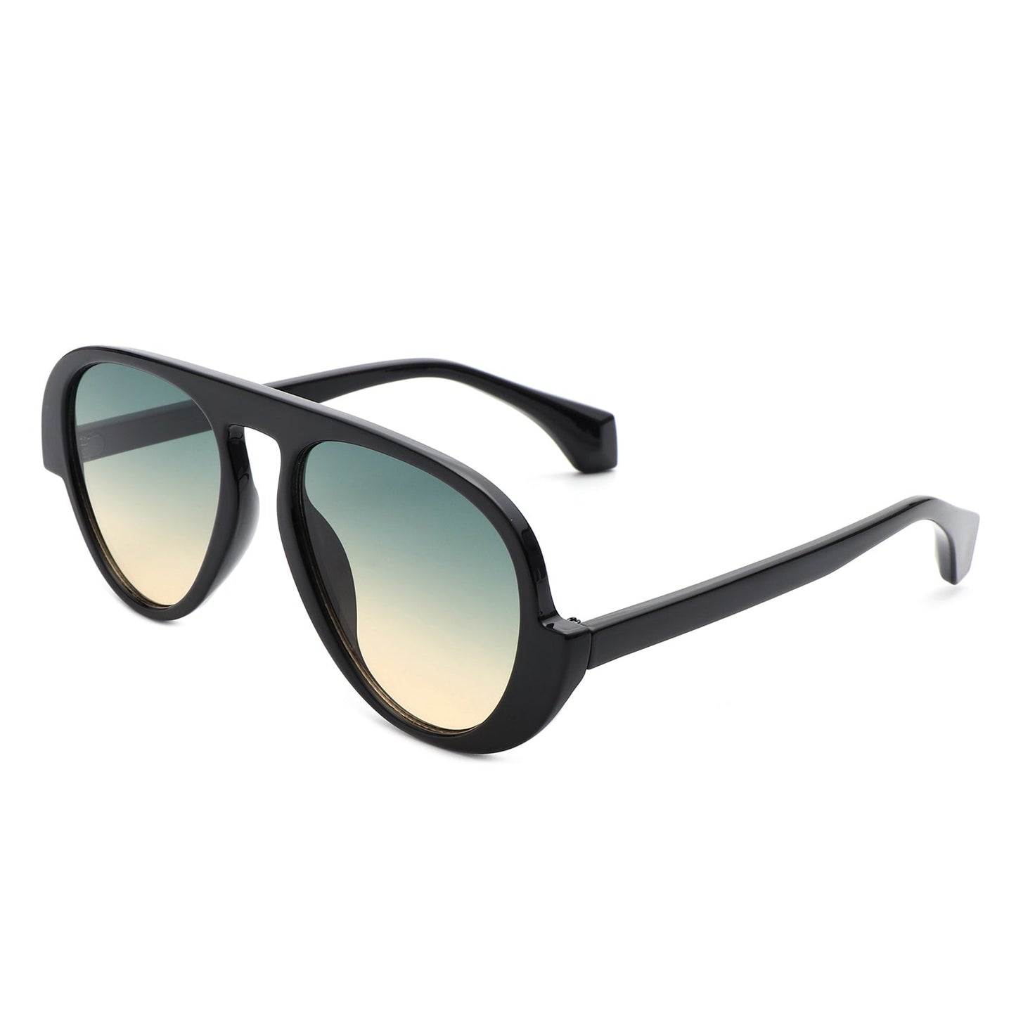 Twinklez - Futuristic Chunky Aviator Fashion Sunglasses