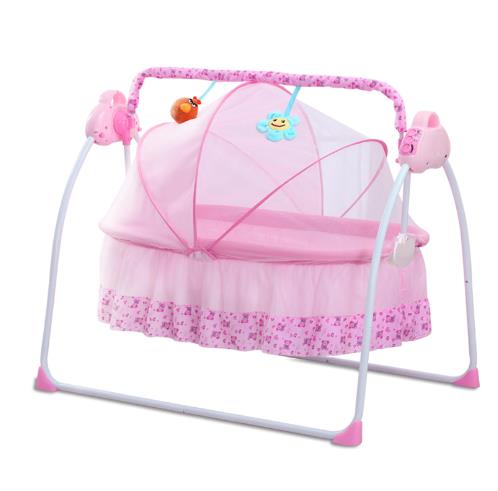 Portable Electric Swing Baby Crib Cradle Auto Bassinet Infant Music Swing Sleeping Bed With Remote Control Bluetooth