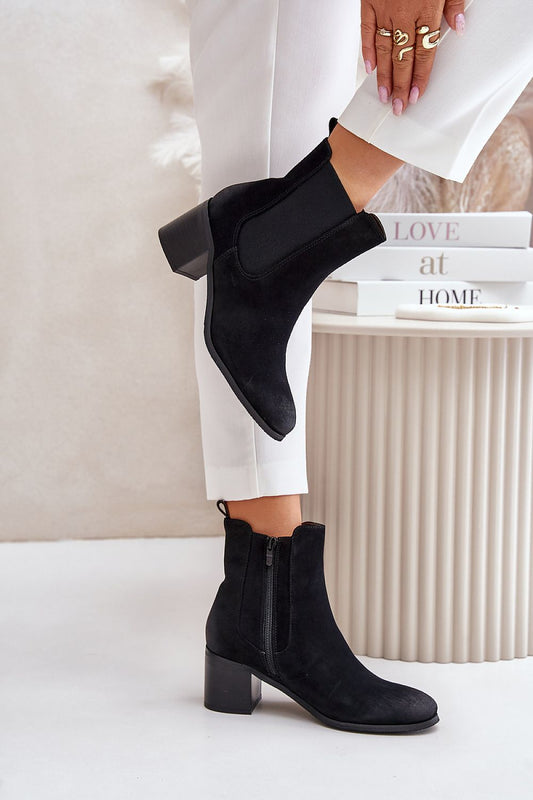 Heel boots Step in style