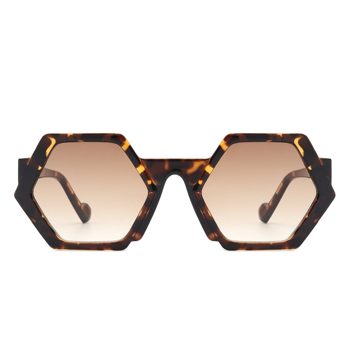 Starpath - Geometric Irregular Tinted Round Fashion Sunglasses