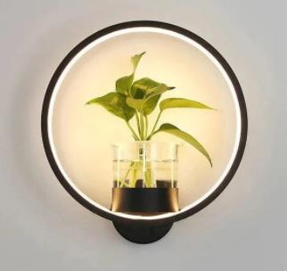 Nordic Planter Lamp - Simple Creative Wall Light for Bedroom