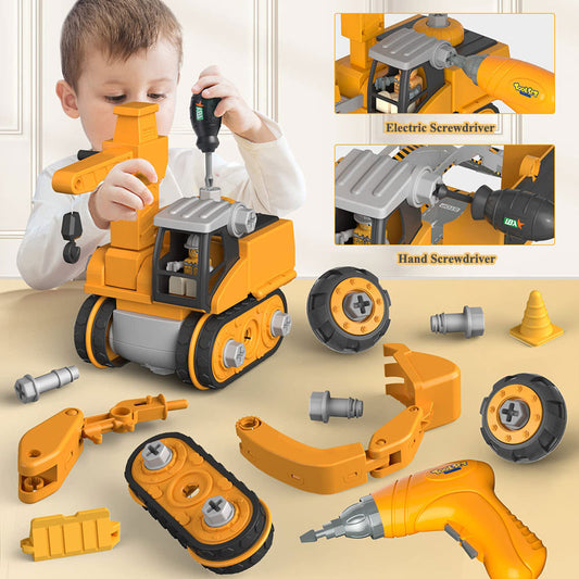 Kids Engineering Vehicle Electric Drill Tool