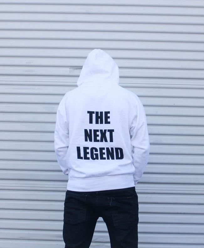 Mens White Hoodie