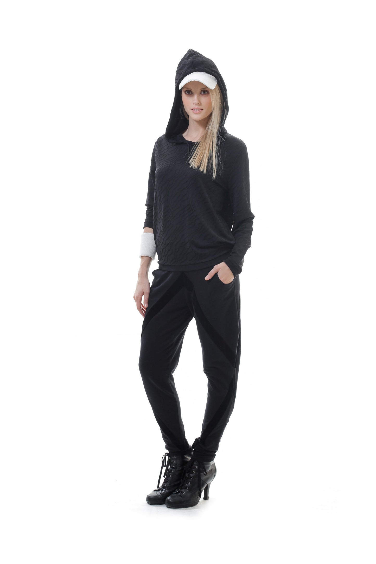 Hooded Long Sleeve Top